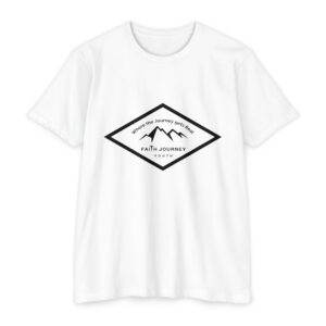 Faith Journey YouthPremium T-Shirt, Motivational Tee, Unisex Graphic Shirt, Adventure Shirt 60% Poly – 40% Cotton