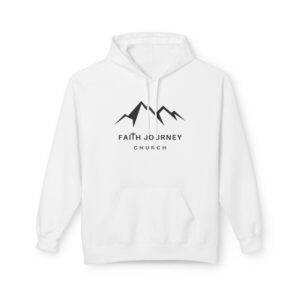Faith Journey Church Hoodie | Unisex Fleece Sweatshirt for Church Events, Outdoor Adventures, Cozy Gifts